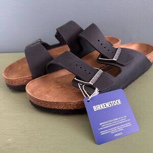 Birkenstock Arizona Sandals sz 41 Black NWT